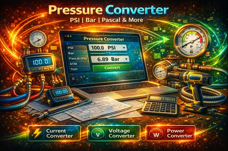 Pressure Converter – Instantly Convert Pressure Units Online